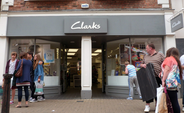 clarks shoes shops